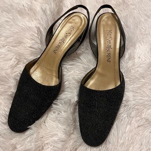 Vintage YSL sling backs